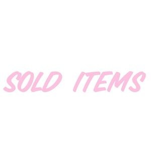 🚫SOLD ITEMS🚫
